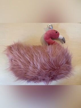 🦩 RETIRED! Jellycat Fluffy Fancies Pink Flamingo with Crown and tags!
